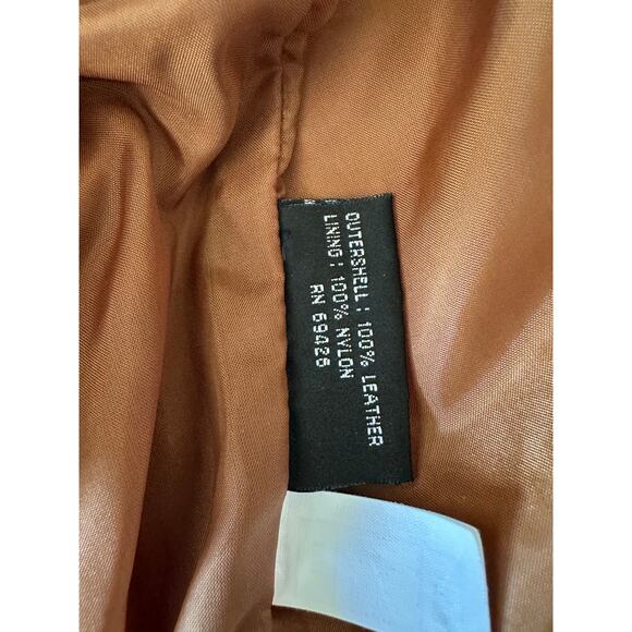 Vintage 80s Wilsons Rust Brown Suede Fringe Jacket Western Boho Cowgirl Small - Picture 10 of 10